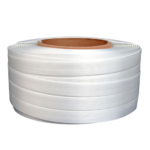 High strength fiber packing straps used for pallet packaging, cargo securing, and export transportation