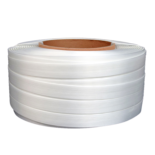 High strength fiber packing straps used for pallet packaging, cargo securing, and export transportation