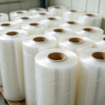 Stretch film rolls used for pallet wrapping, cargo protection, and warehouse packaging applications
